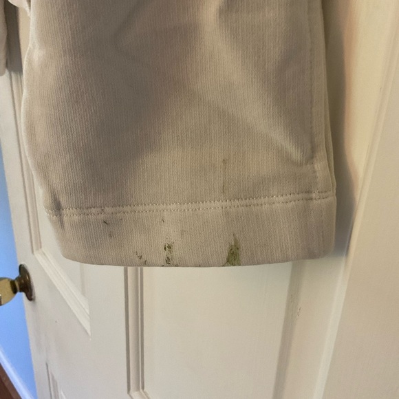 Madewell Darted Cardigan Sweatshirt Parchment Ecru Neutral Size M NWT Capsule - Picture 10 of 13